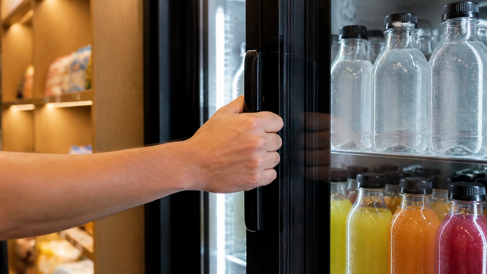 Bebidas e frescor a poucos passos